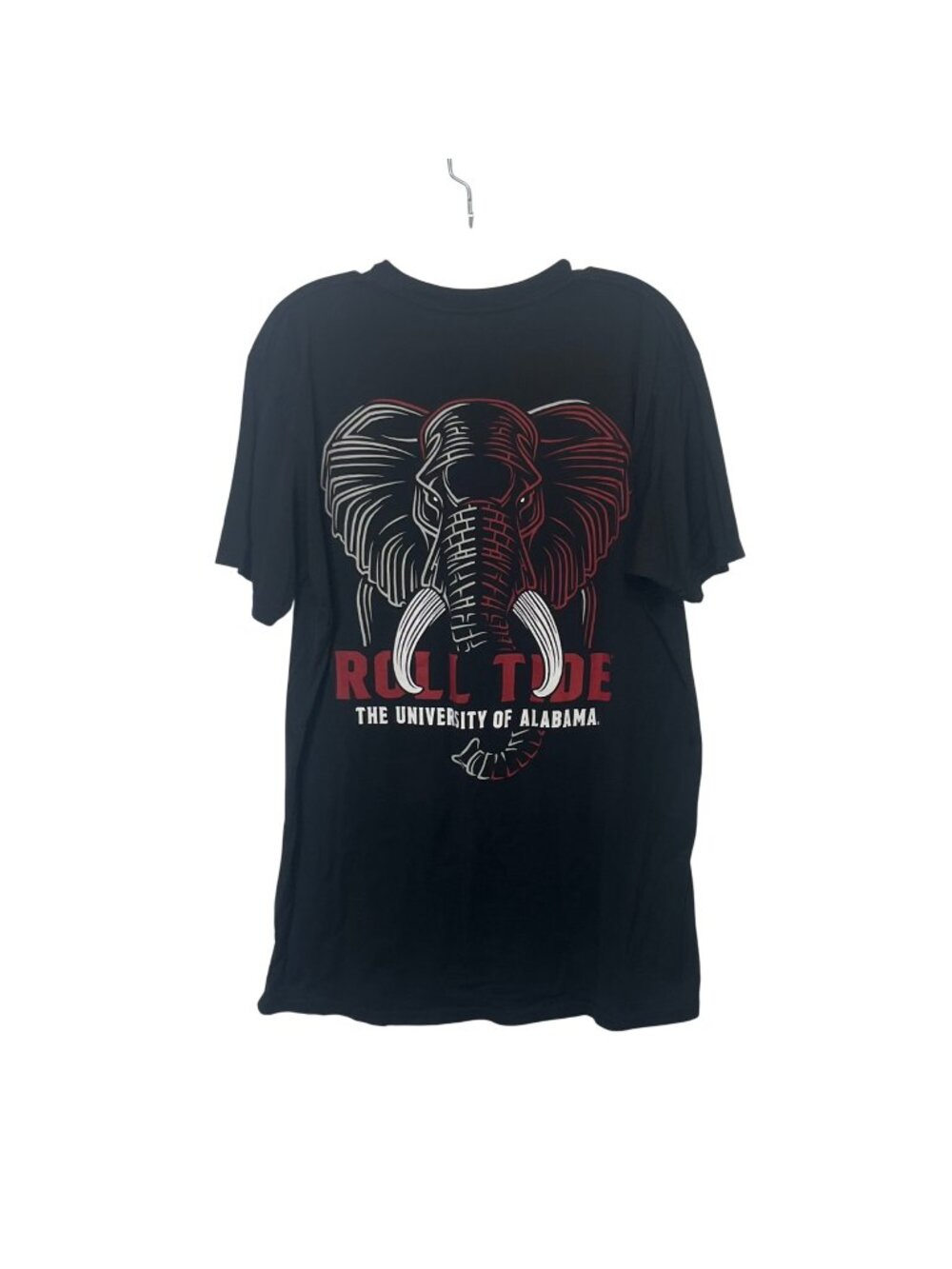 The Duck Company University Of Alabama Tshirt Roll Tide Elephant Black Large New